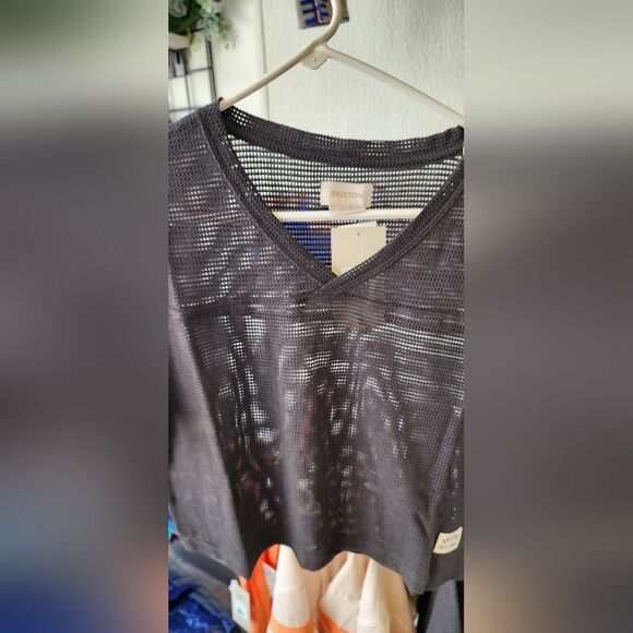 Brixton Black and Yellow Crop Top - Picture 6 of 6